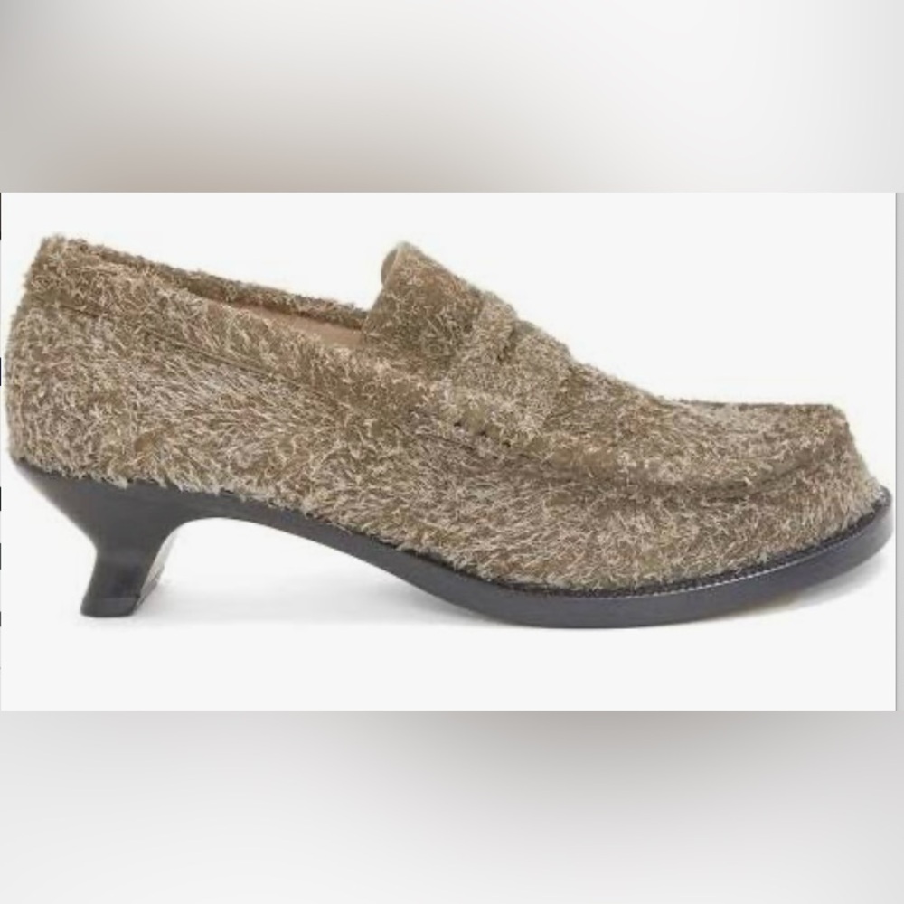 Loewe Women’s Campo Brushed Suede  Loafers